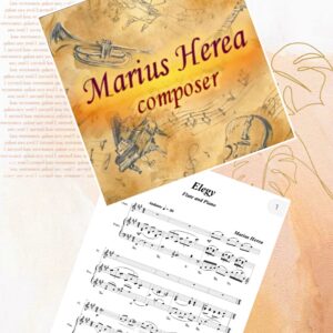 Elegy by Marius Herea, flute and piano