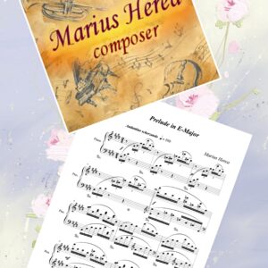 Prelude in E-Major by Marius Herea, piano solo