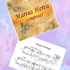 Prelude in A Flat Major by Marius Herea, piano solo