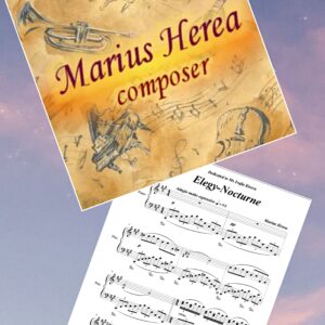 Elegy-Nocturne by Marius Herea, piano solo