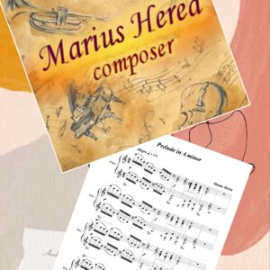 Prelude in A Minor by Marius Herea, piano solo